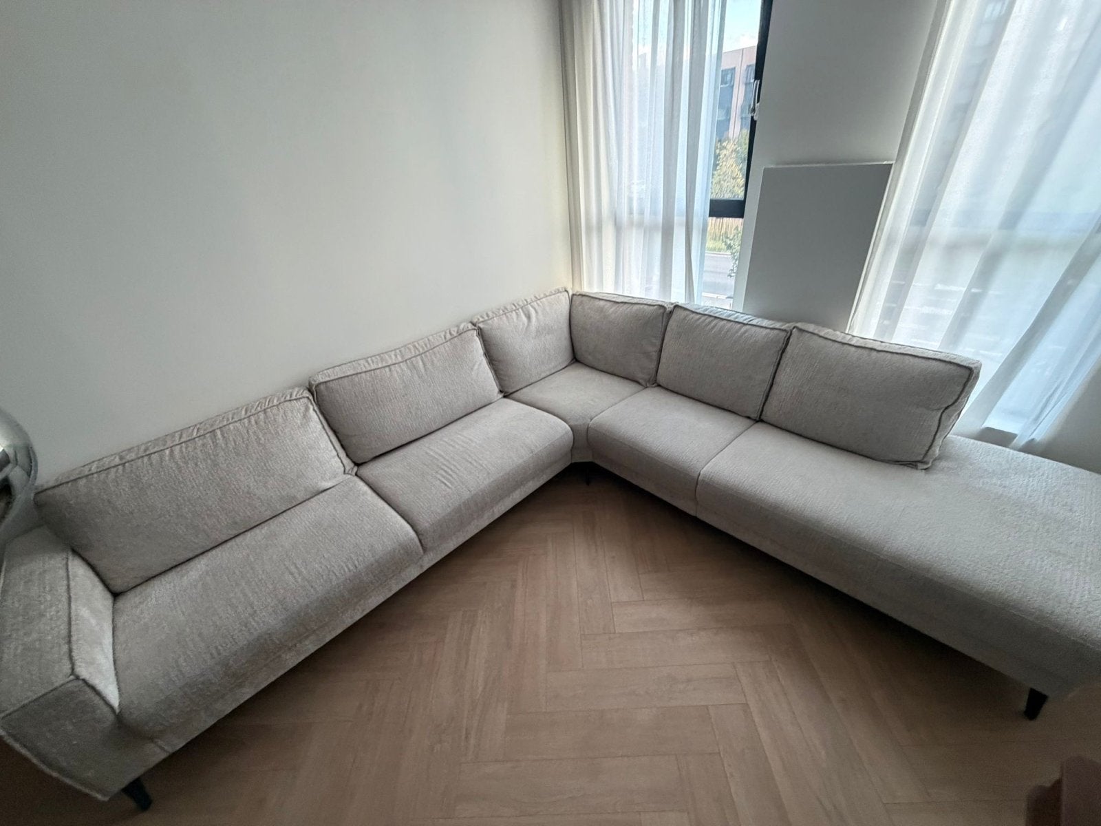 Hoekbank Haco wonen, Ophalen, Zo goed als nieuw, Stof