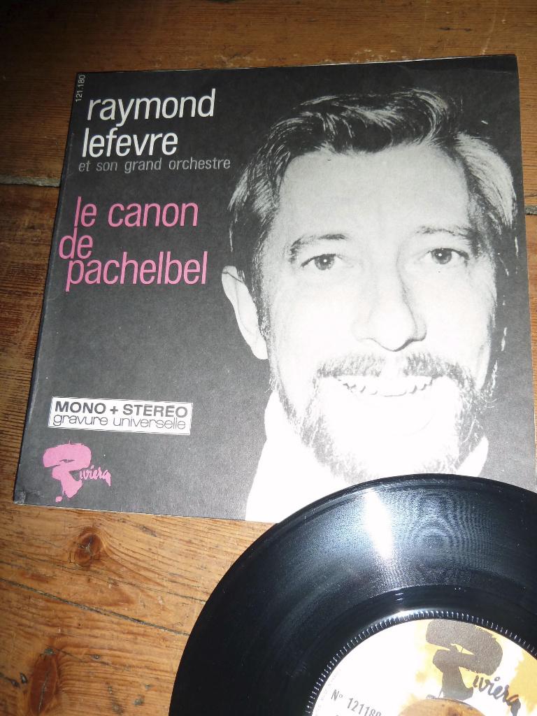 single RAYMOND LEFEVRE la la la le canon de pachelbel 1968, Cd's en Dvd's, Vinyl Singles, Gebruikt, Pop, Ophalen of Verzenden