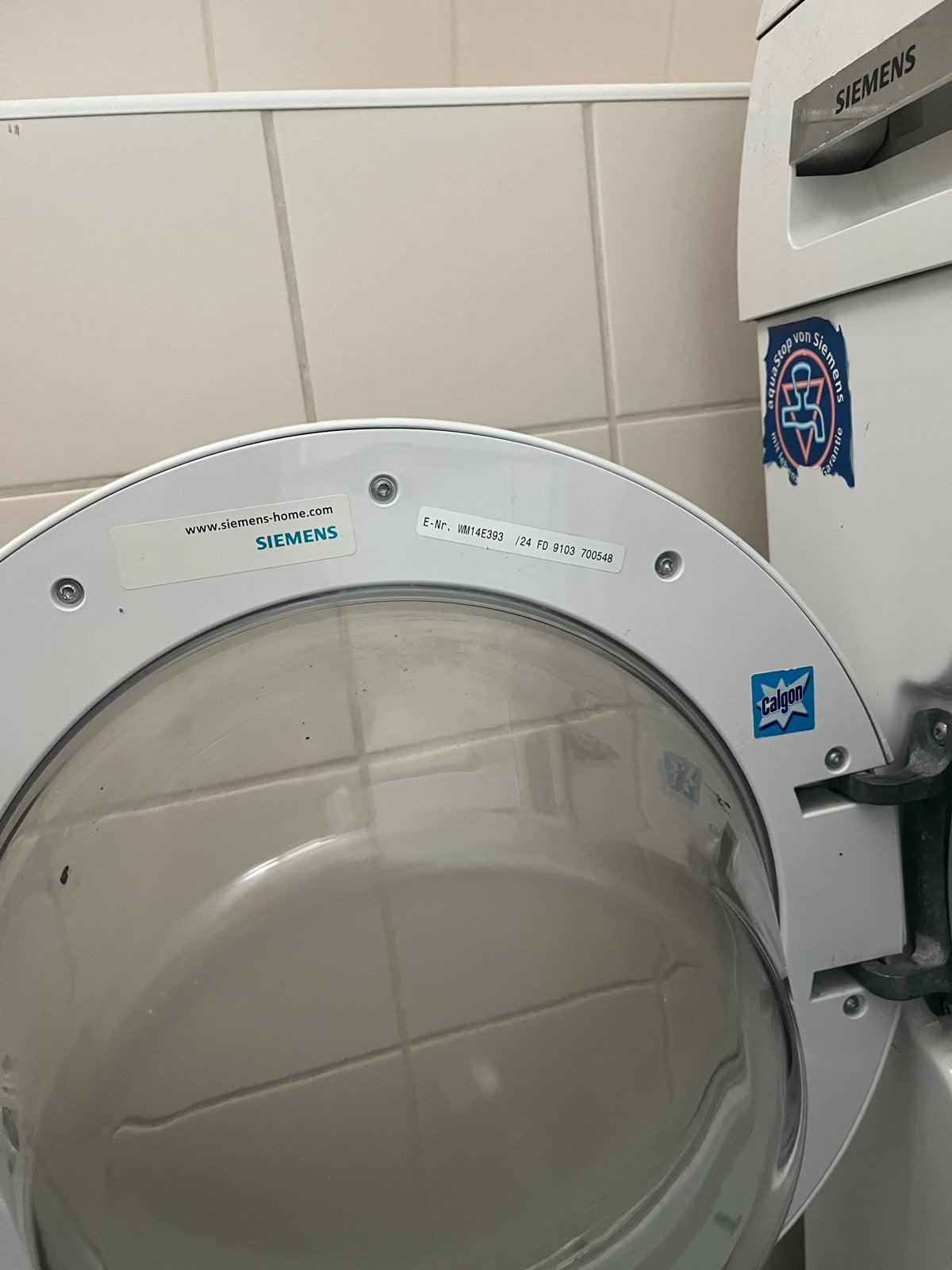 Siemens Wasmachine - Handvat defect. Gratis ophalen tot 12e, Ophalen, Gebruikt, 85 tot 90 cm, 1200 tot 1600 toeren