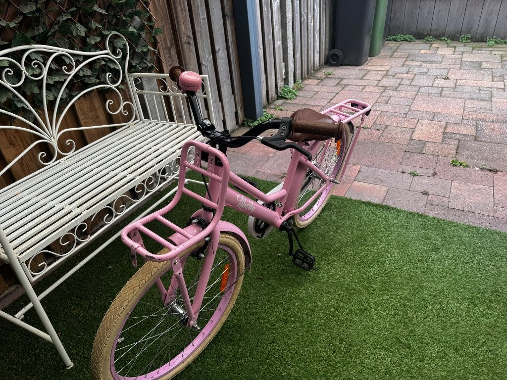Roze kinderfiets maat 22, Fietsen en Brommers, Ophalen, 22 inch, Velgrem, Liberty