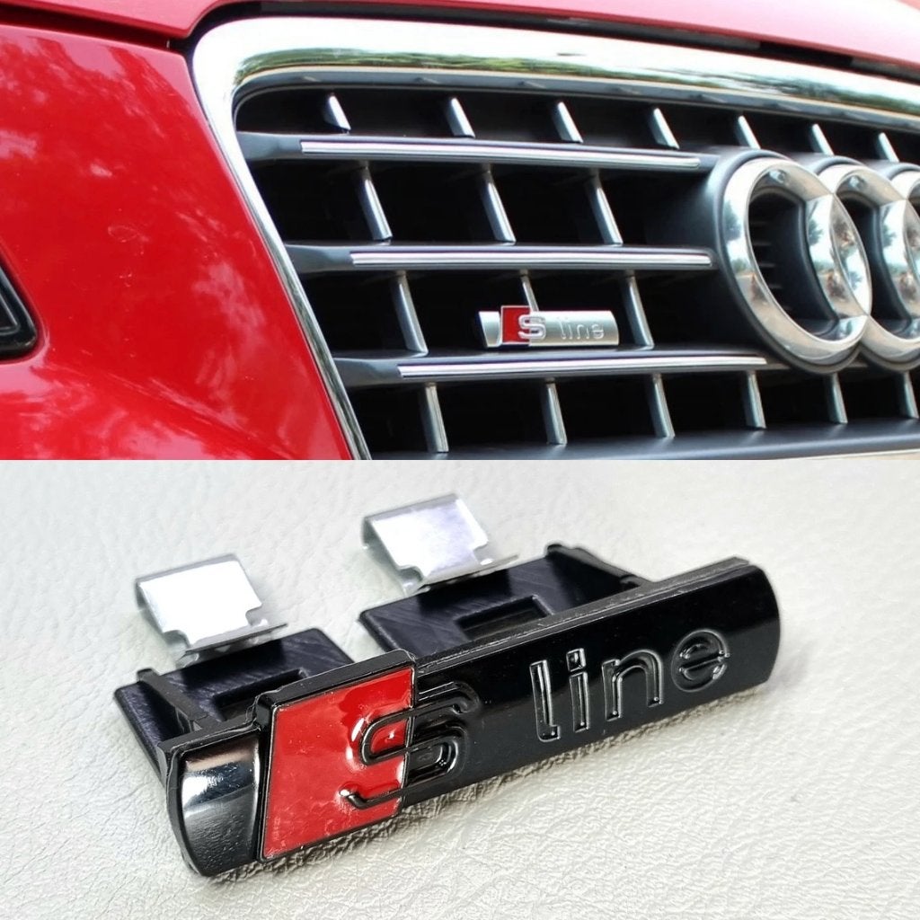 Audi S-line grill Badges, Ophalen of Verzenden, Nieuw