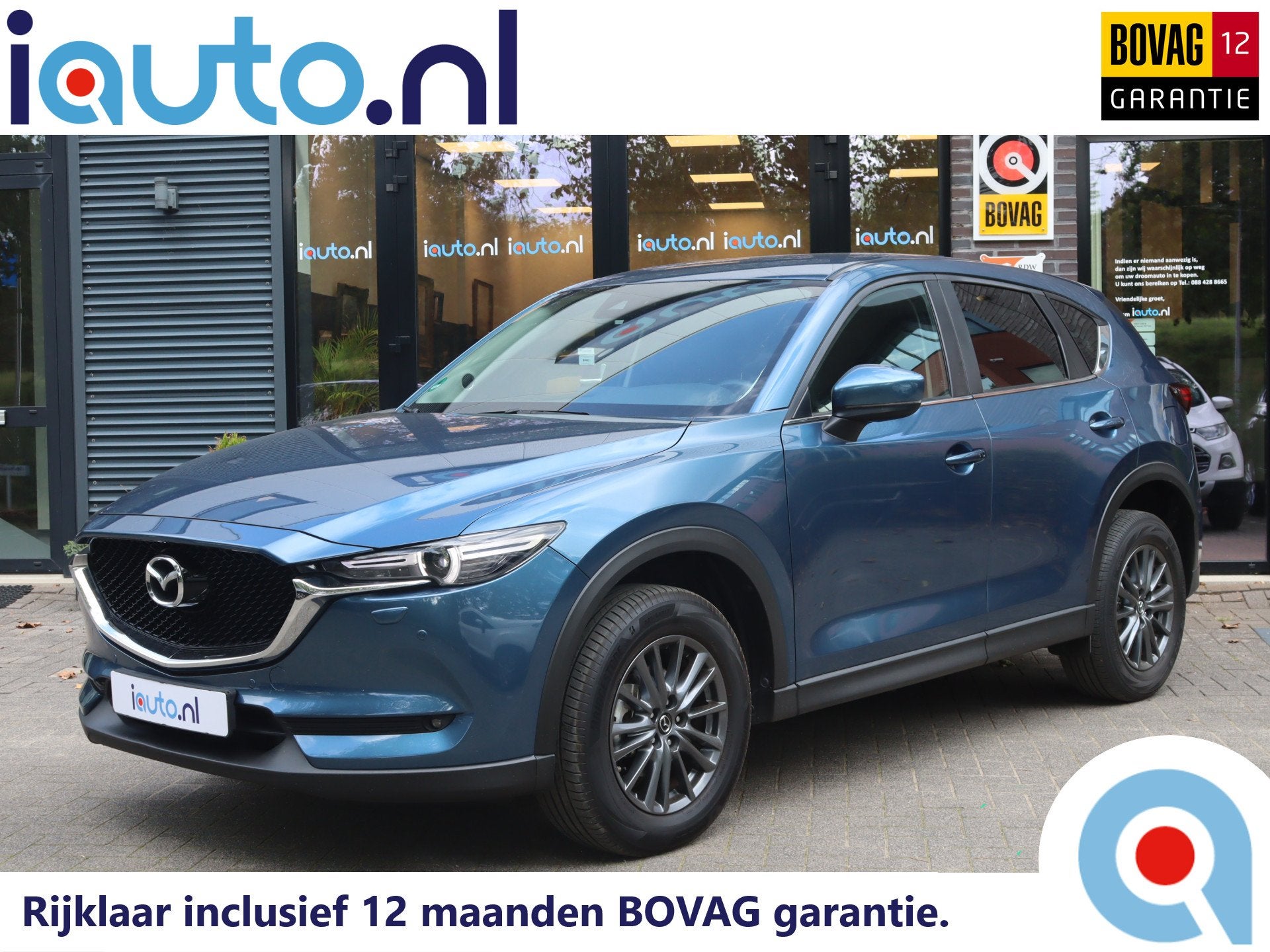 Mazda CX-5 2.0 SkyActiv-G 165 Business Comfort Leder/LED/Bos, 15 km/l, Gebruikt, 4 cilinders, Blauw