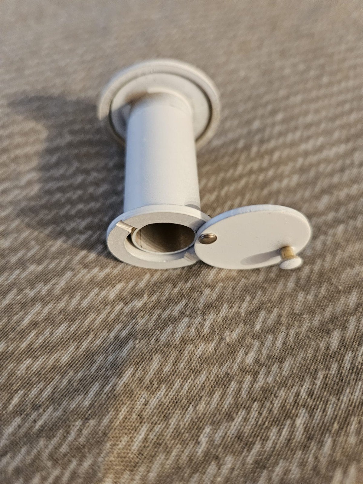 Deurspion met klep - Wit 16 mm, Ophalen of Verzenden, Nieuw, Overige materialen, Overige typen