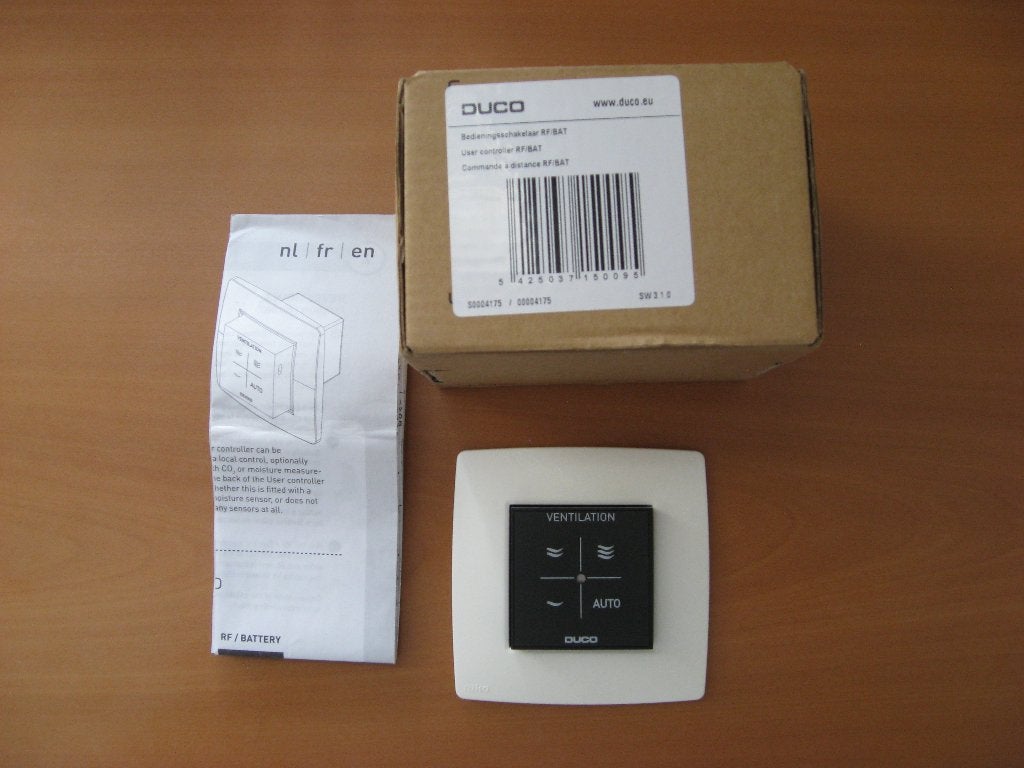 Nieuwe Duco bedieningsschakelaar S00004175, Doe-het-zelf en Verbouw, Ventilatie en Afzuiging, Ophalen of Verzenden, Nieuw, Ventilator en Afzuiger