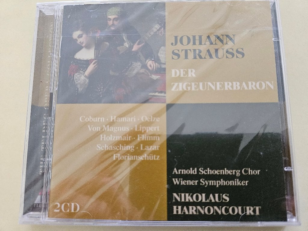 2CD J Strauss - Der Zigeuner Baron - Wiener Ph Harnoncourt, Opera of Operette, Ophalen of Verzenden, Romantiek, Nieuw in verpakking