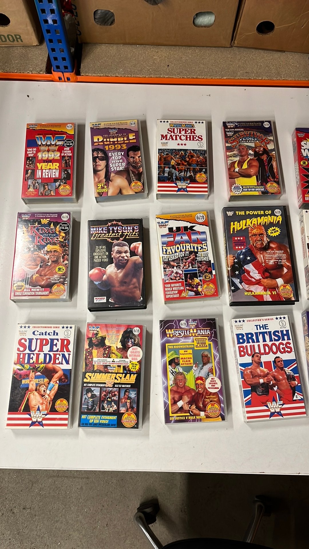 WWF wrestling videobanden, Ophalen of Verzenden, Zo goed als nieuw, Plaatje