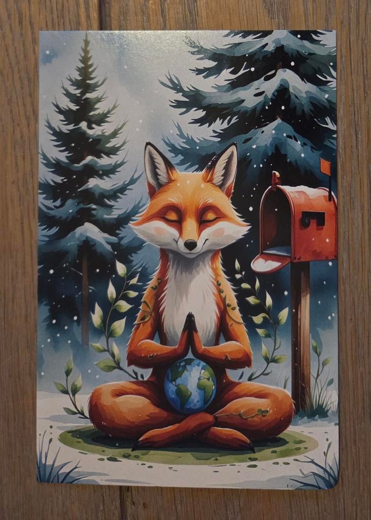 POSTCROSSING 2 vos mediteren , meerdere beschikbaar, Ophalen, 1980 tot heden, Overige thema's