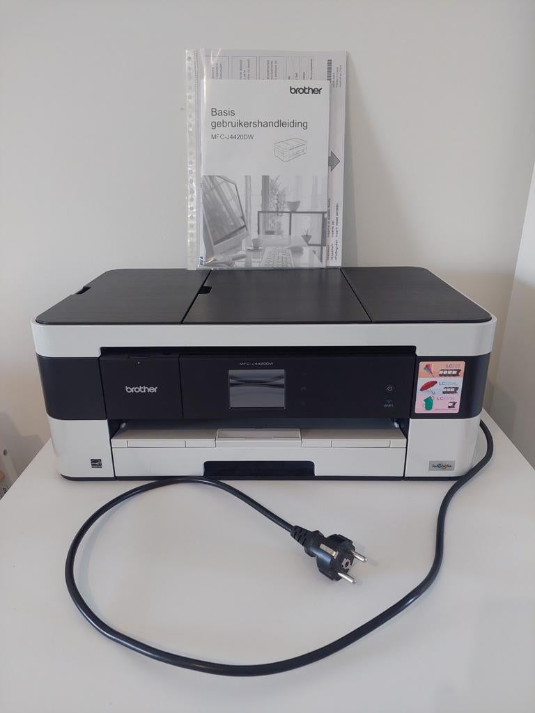 Brother MFC-J4420DW All-in-one printer met USB scanfunctie, Computers en Software, Printers, Gebruikt, Inkjetprinter, All-in-one