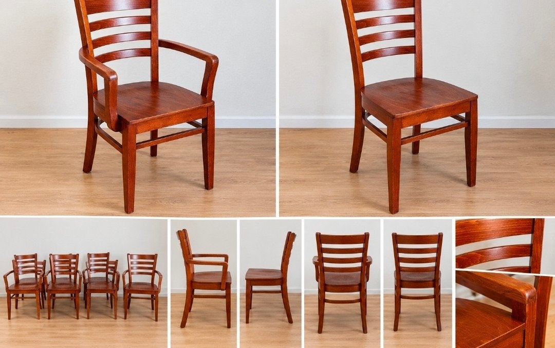 Houten stoelen - per stuk te koop hoge kwaliteit, Ophalen, Gebruikt, Bruin, Klassiek, Tijdloos