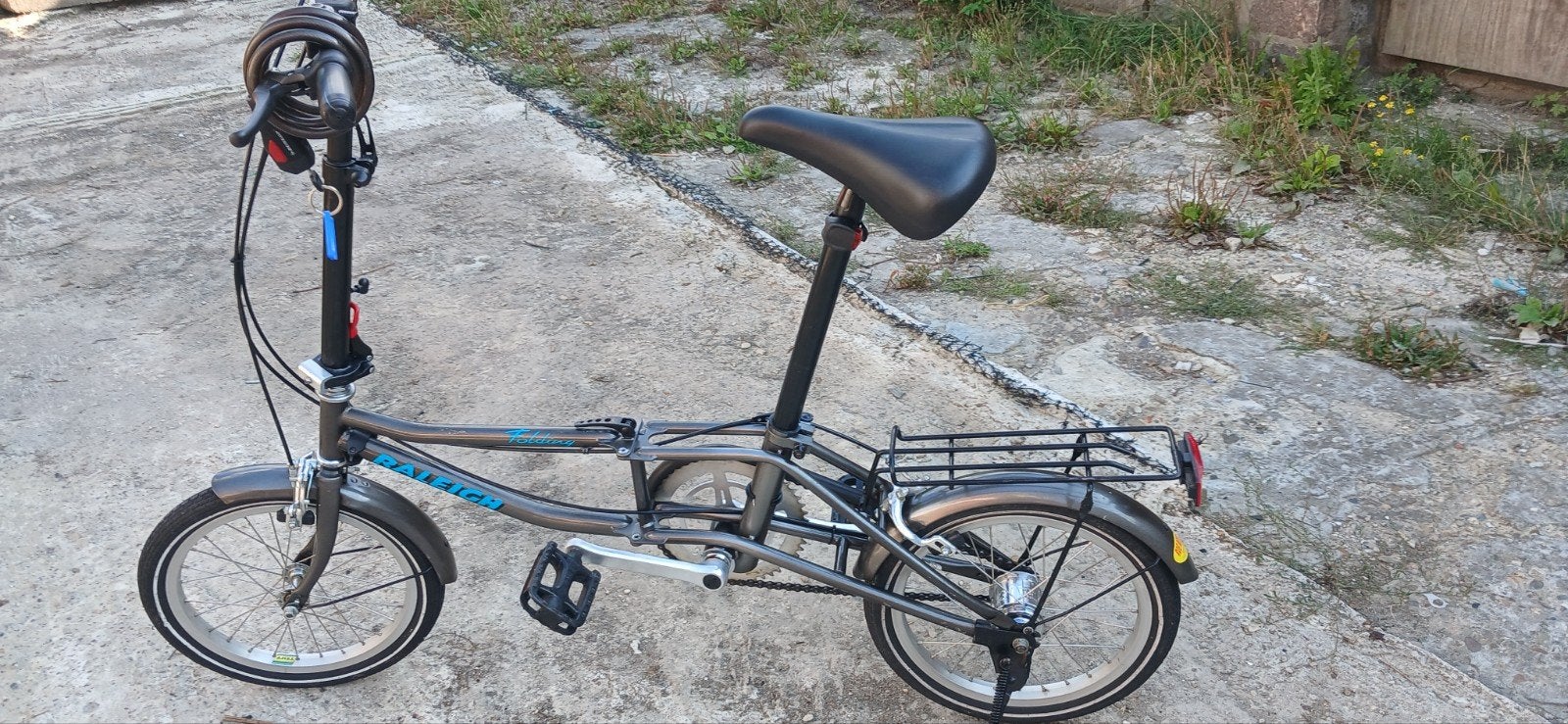 Raleigh folding vouwfiets, Gebruikt, Velgrem, Ophalen, Overige merken