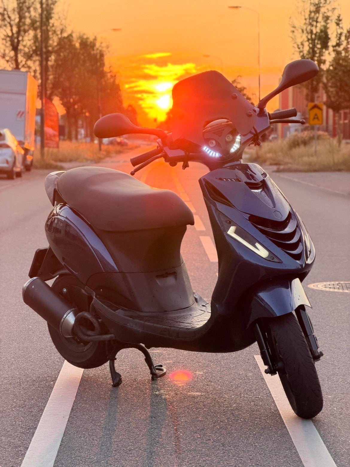 Piaggio zip, Fietsen en Brommers, Scooters | Piaggio, Zo goed als nieuw, Zip, Benzine, Ophalen