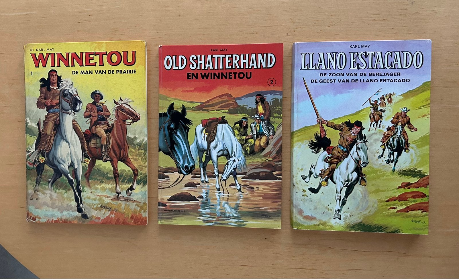 Karl May stripboeken 1967/1968, Meerdere stripboeken, Ophalen of Verzenden, Gelezen
