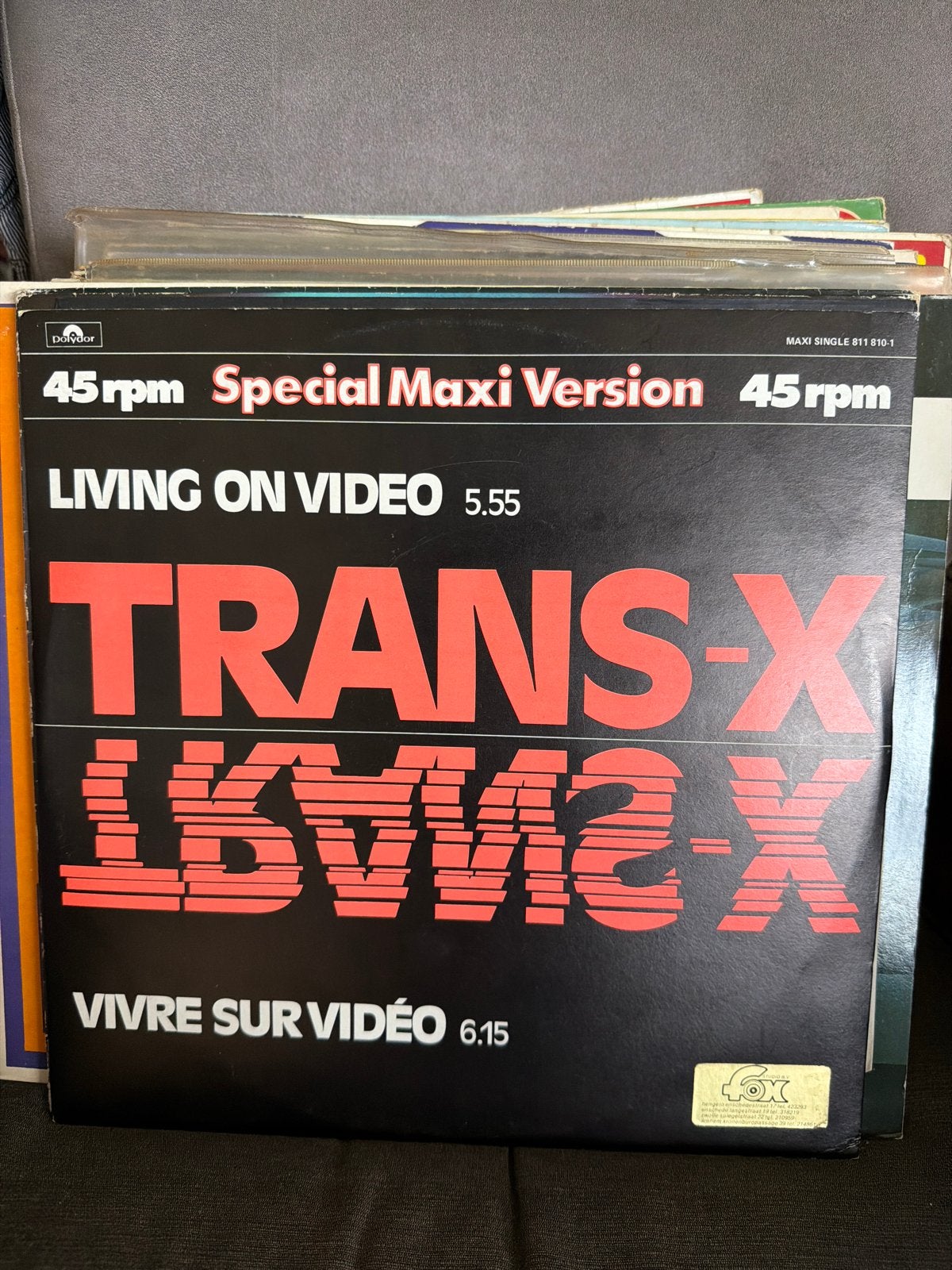 KG.  Trans-X - Living On Video (Maxi Single 45rpm), Gebruikt, Speciale editie, Ophalen of Verzenden, 12 inch
