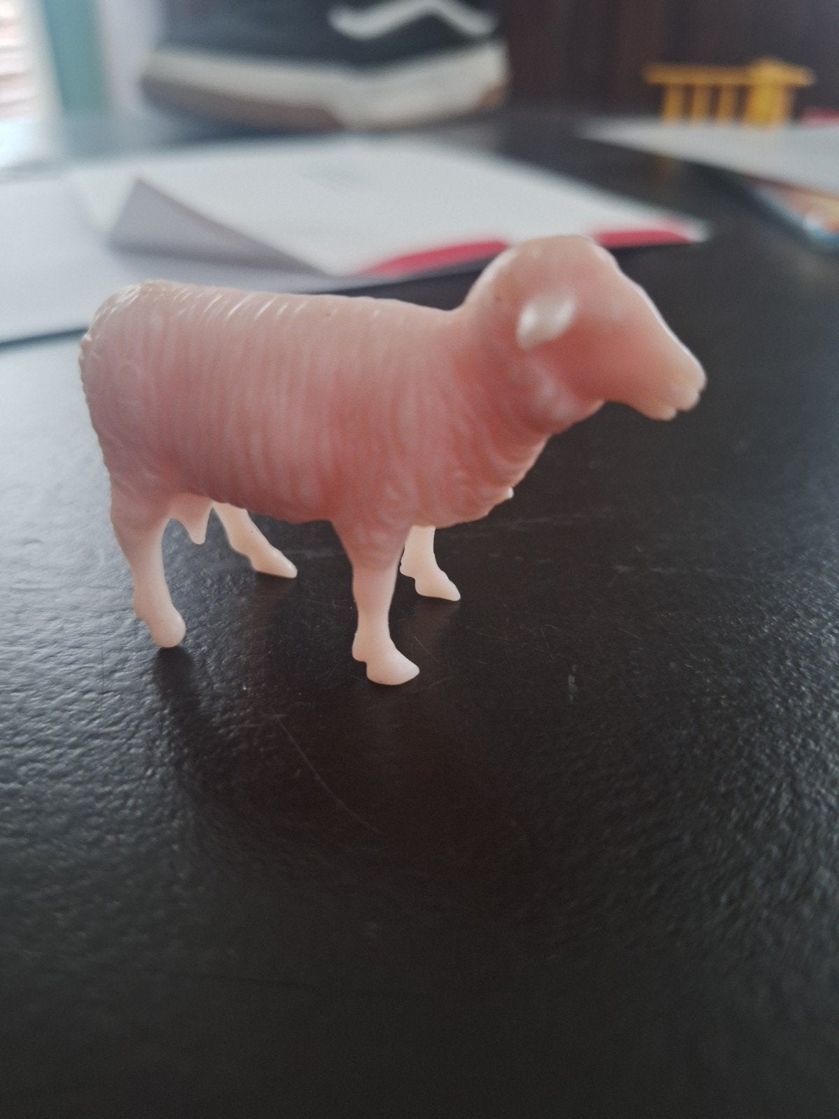 schaap poppetje, Ophalen of Verzenden, Zo goed als nieuw, Boerderijdier, Beeldje of Figuurtje