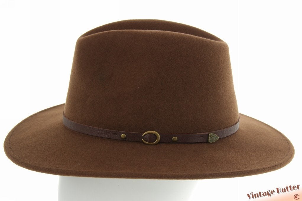 Outdoor gleufhoed Christys' Crushable Safari bruin 59 nieuw, Nieuw, Ophalen of Verzenden, 58 of 59 cm (L, 7¼ of ⅜ inch), Hoed