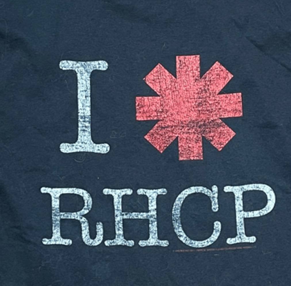 RHCP T-shirt Gildan 100% Katoen Maat M (A-005), Zwart, 6000 Park of Commerce Blvd, Boca Raton, FL 33487, USA, Info@gildan.com