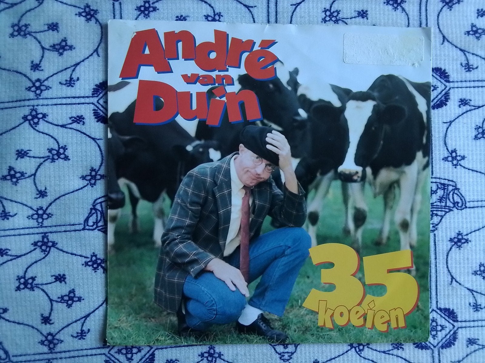 André van duin        35 koeien, Ophalen of Verzenden, Zo goed als nieuw, 7 inch, Nederlandstalig