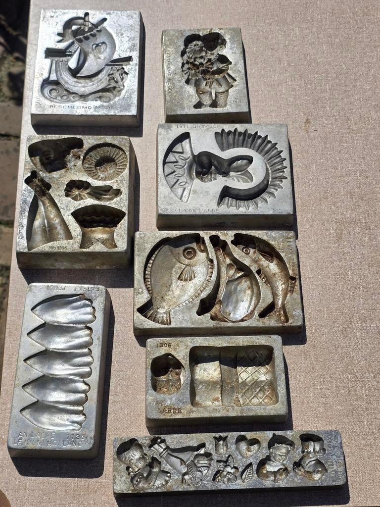 Antieke chocoladevormen van Laere Leiden, Ophalen of Verzenden