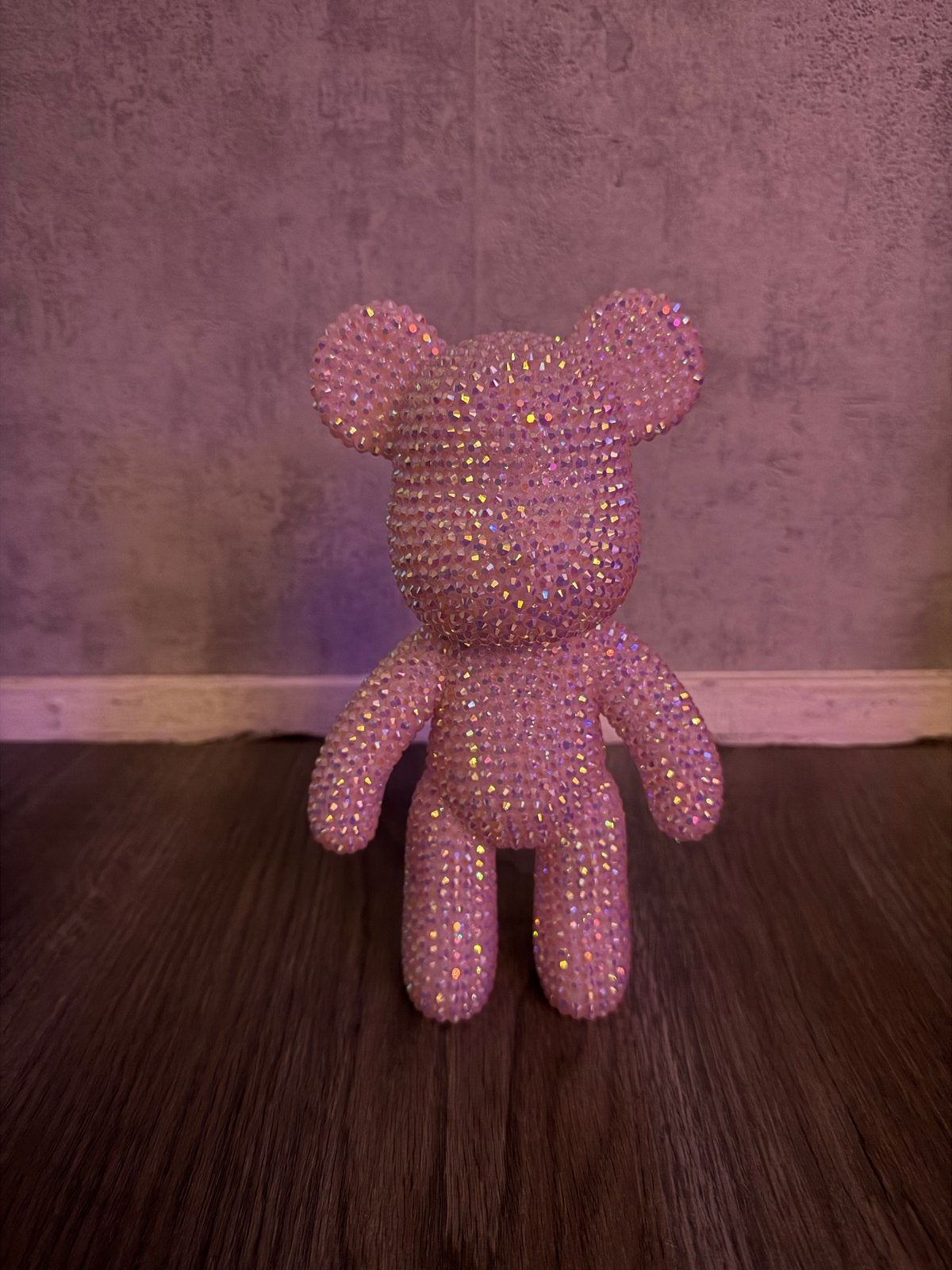 Zelfgemaakte glitterbeer - Unieke decoratie, Overige materialen, Verzenden, Overige stijlen, Nieuw