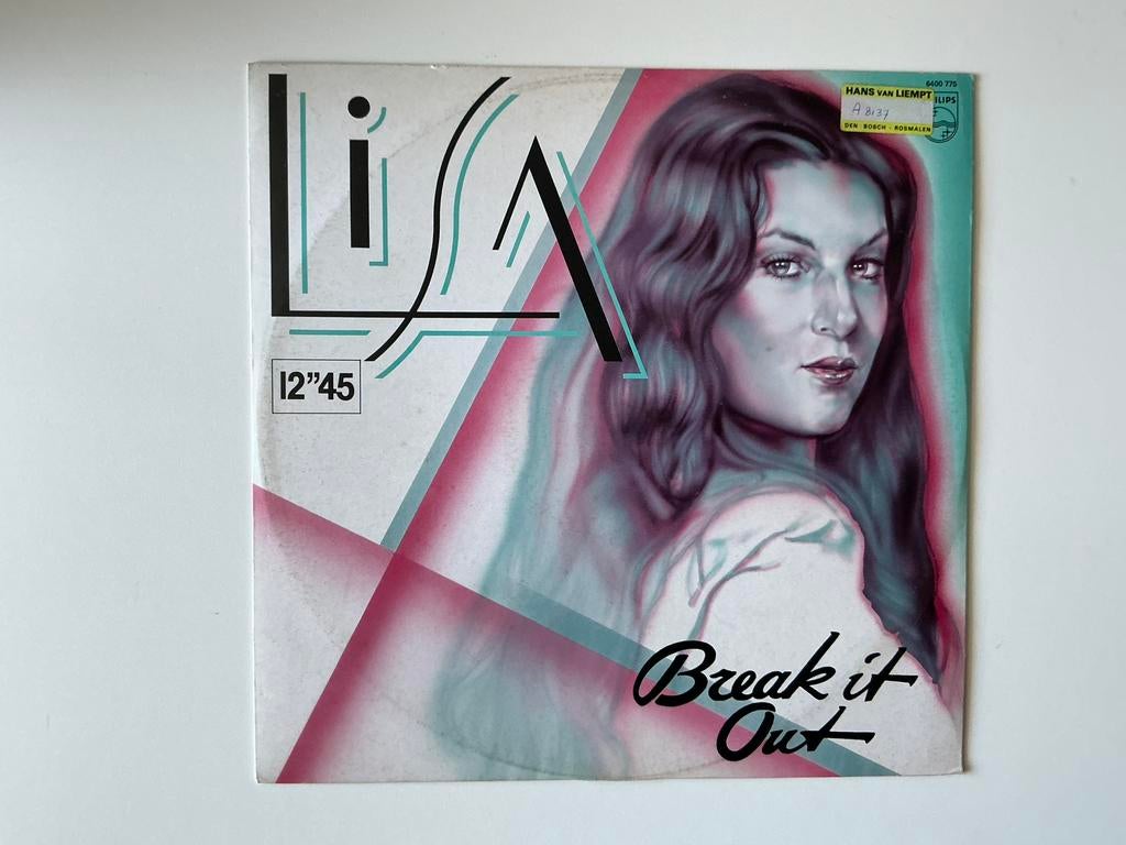 Lisa* – Break It Out 12” synth pop disco, Gebruikt, 1980 - 1989, Ophalen of Verzenden, Disco