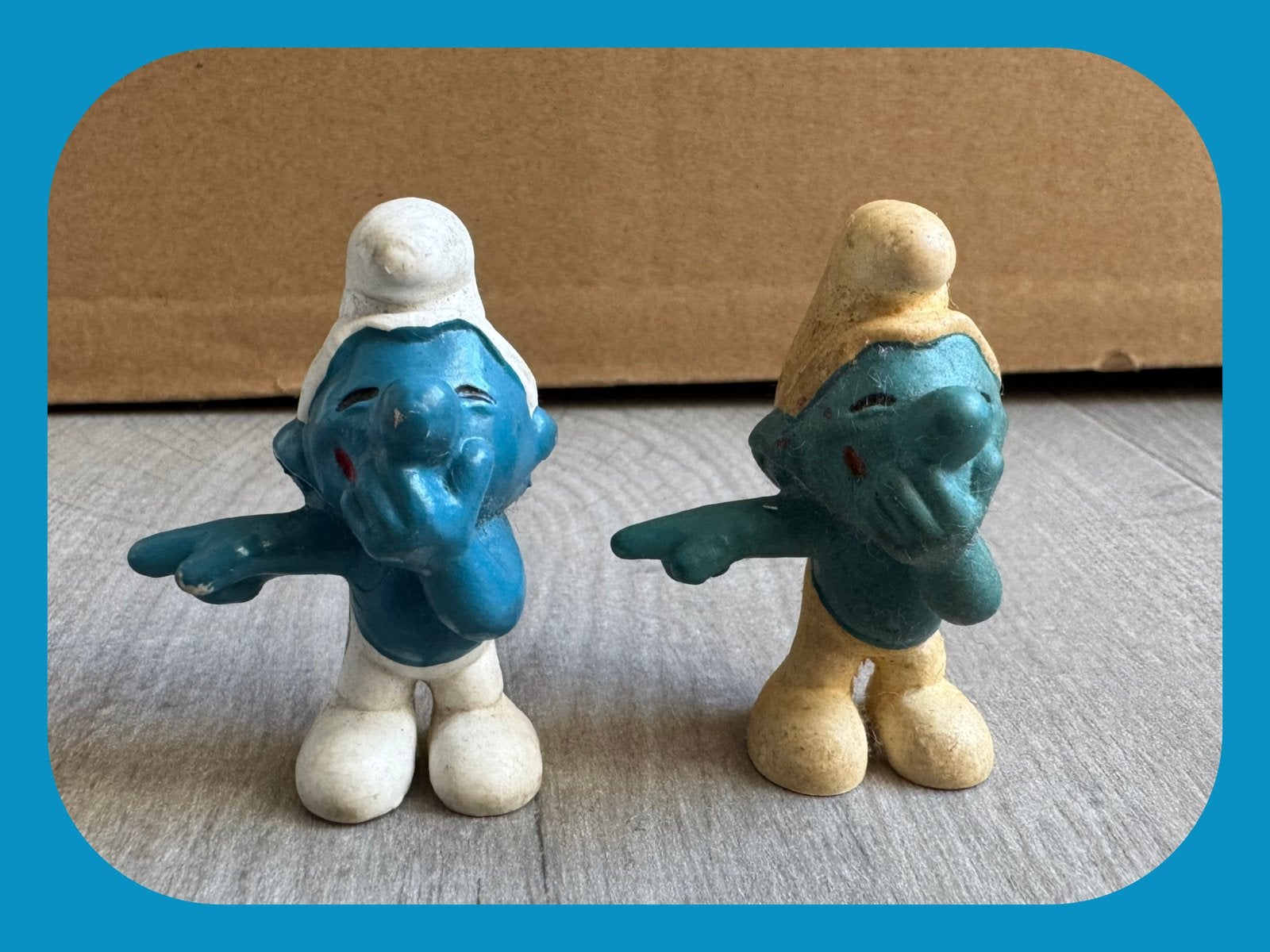 2x Lolsmurf, Verzamelen, Gebruikt, Vintage kleertjes, Lolsmurf, Ophalen of Verzenden