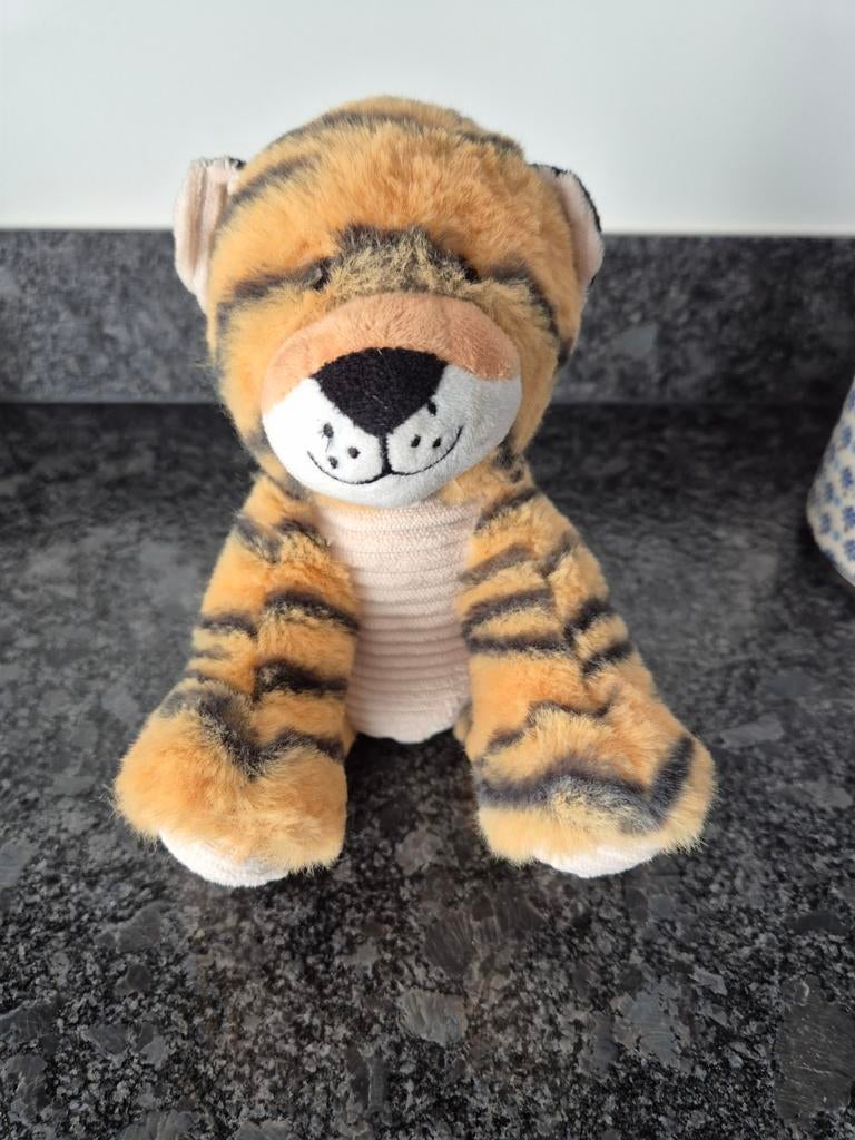Knuffel Tijger met geribbelde buik, Ophalen of Verzenden, Overige typen
