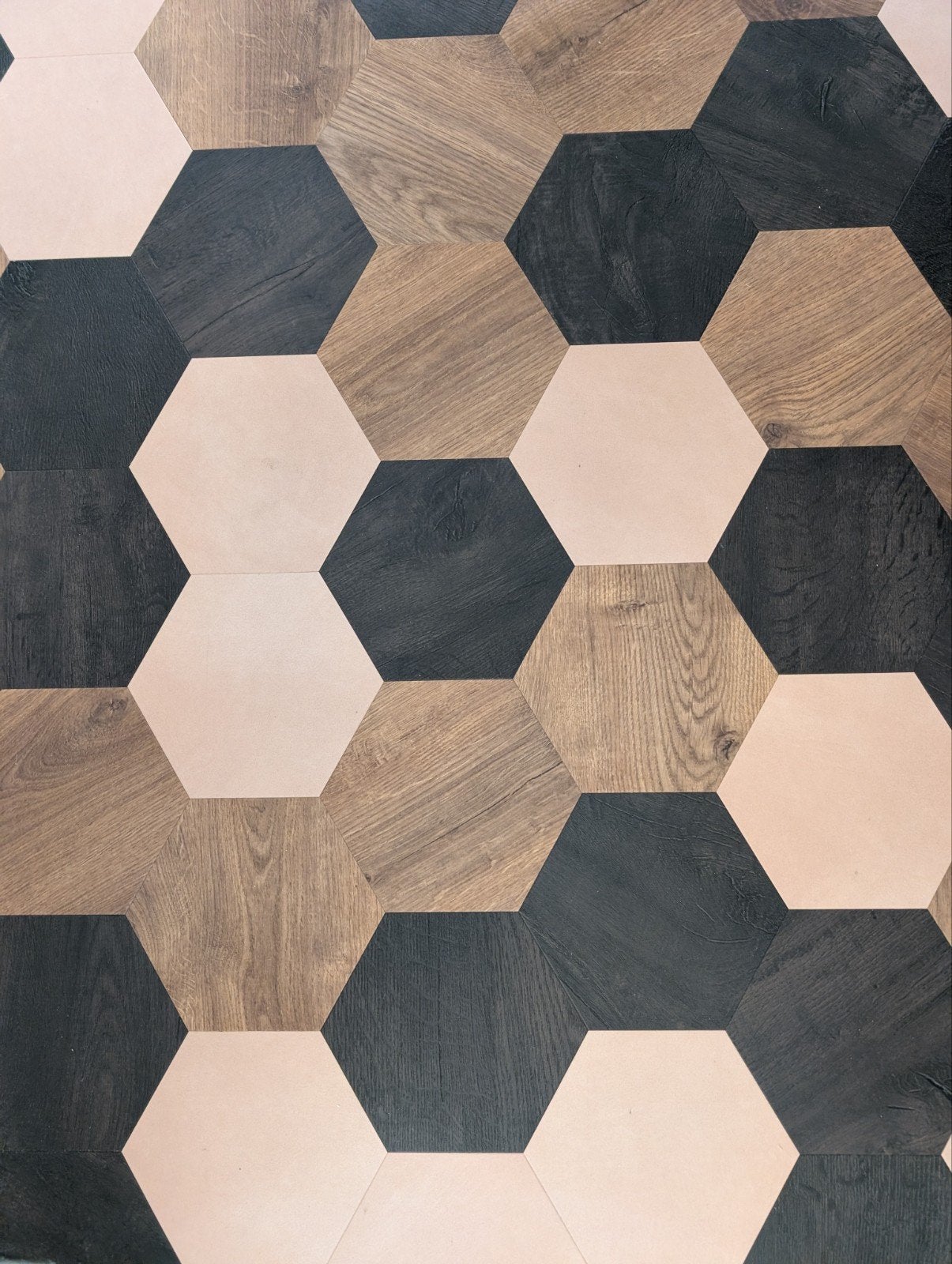 Moduleo Moods Hexagon Tegels - Bruin, Roze, Grijs (4.5 m²), Overige materialen, Nieuw, 20 tot 40 cm, Minder dan 5 m²