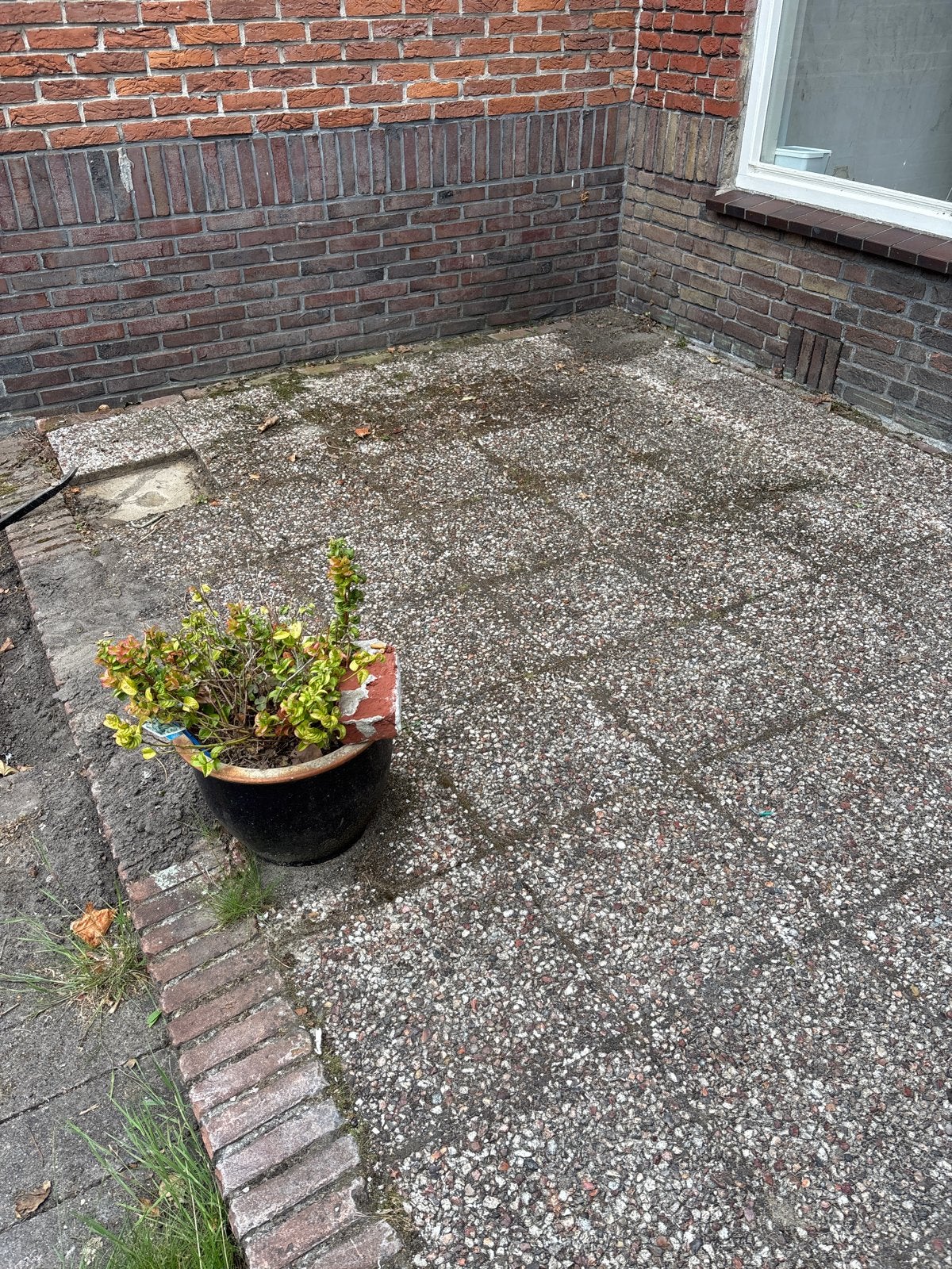 40 Grindtegels 40x40 cm - Terrastegels, Tuin en Terras, Tegels en Klinkers, Ophalen, Gebruikt, 10 m² of meer, Grind