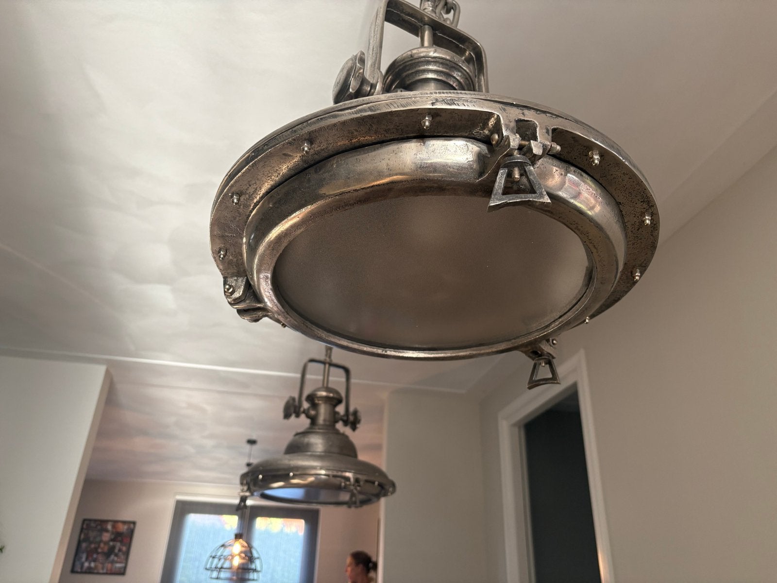 Industriële Hanglampen en Vloerlamp - Set van 3, Ophalen of Verzenden