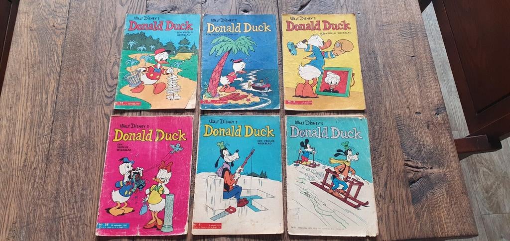 Donald Duck, Boeken, Stripboeken, Meerdere stripboeken, Ophalen of Verzenden, Gelezen