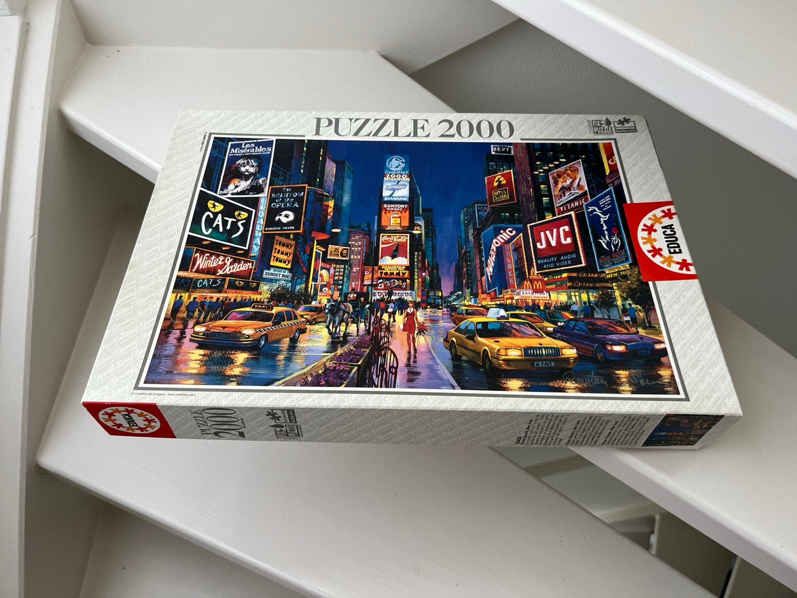Educa puzzel 2000 stukjes Times Square New York, Ophalen of Verzenden, Meer dan 1500 stukjes, Zo goed als nieuw