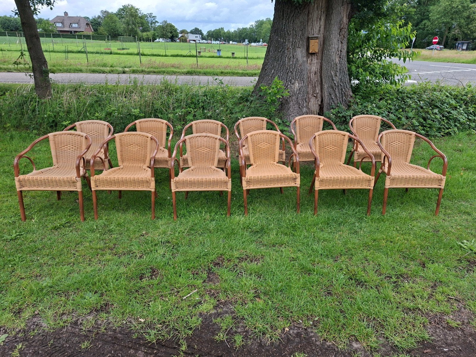 horeca terras  stoelen, Ophalen, Aluminium, Stapelbaar