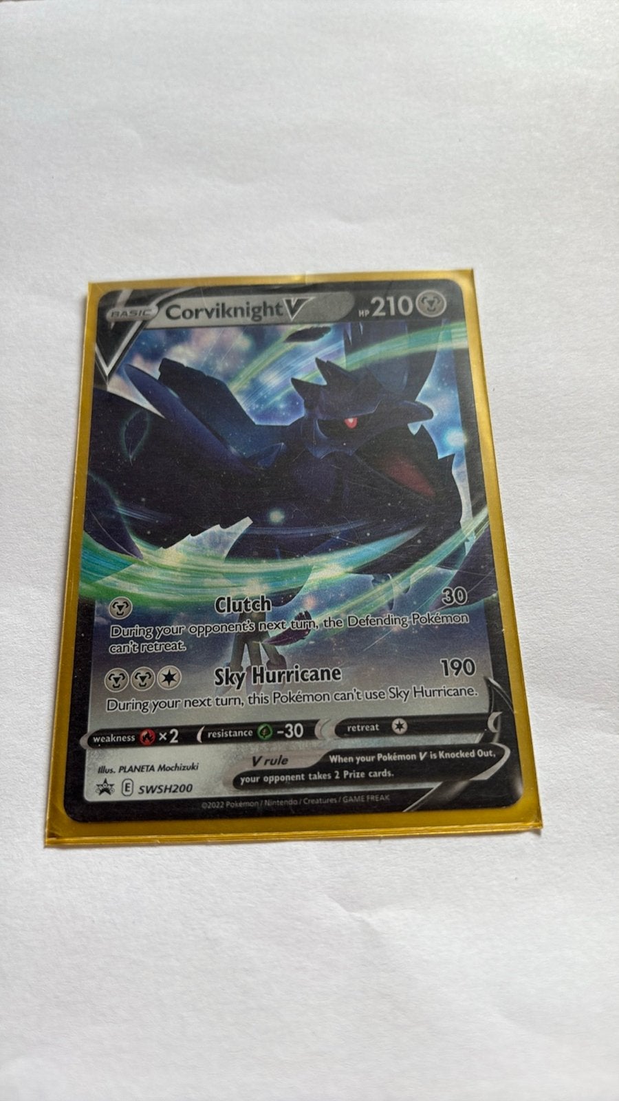 Pokémon Corviknight V SWSH200 - Zo goed als nieuw, Hobby en Vrije tijd, Verzamelkaartspellen | Pokémon, Ophalen, Zo goed als nieuw