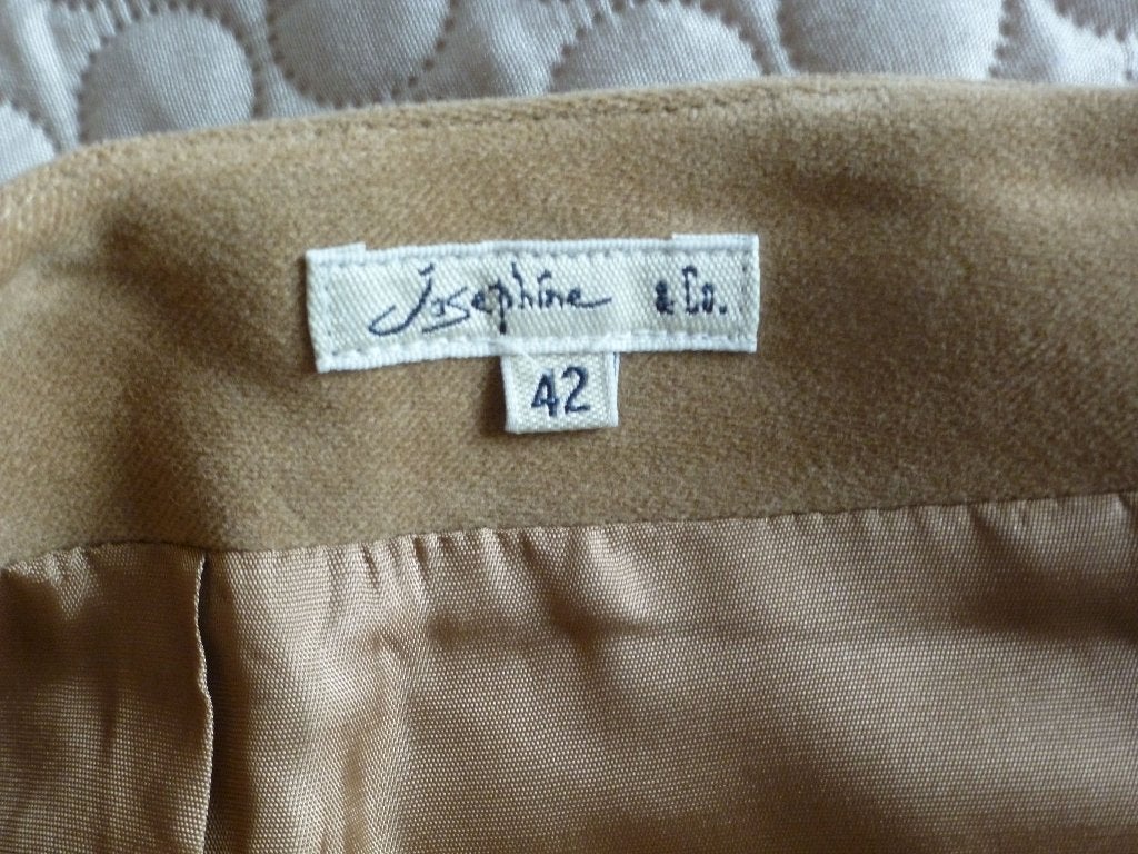 WINTER rok JOSPHINE & CO CAMEL 42 -GRATIS zend, Kleding | Dames, Rokken, Bruin, Verzenden, Maat 42/44 (L), Nieuw