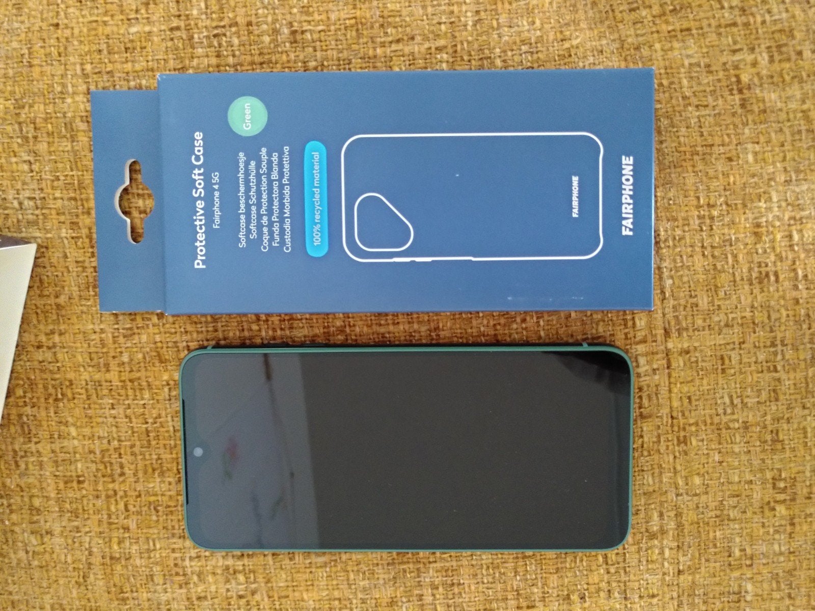 Fairphone 4 5G (8/256GB) Groen - Nieuwstaat met hoesje, Nieuw, Ophalen of Verzenden, Zonder simlock, Zonder abonnement