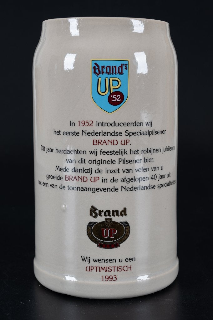 Brand bier jaar pul uptimistisch 1993, Verzamelen, Ophalen of Verzenden, Gebruikt, Pul(len), Brand