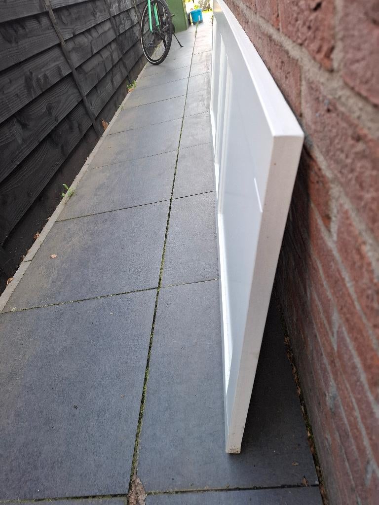 6 Witte landelijke schuifdeuren / kastdeuren, Doe-het-zelf en Verbouw, Ophalen, Gebruikt, Minder dan 80 cm, Binnendeur