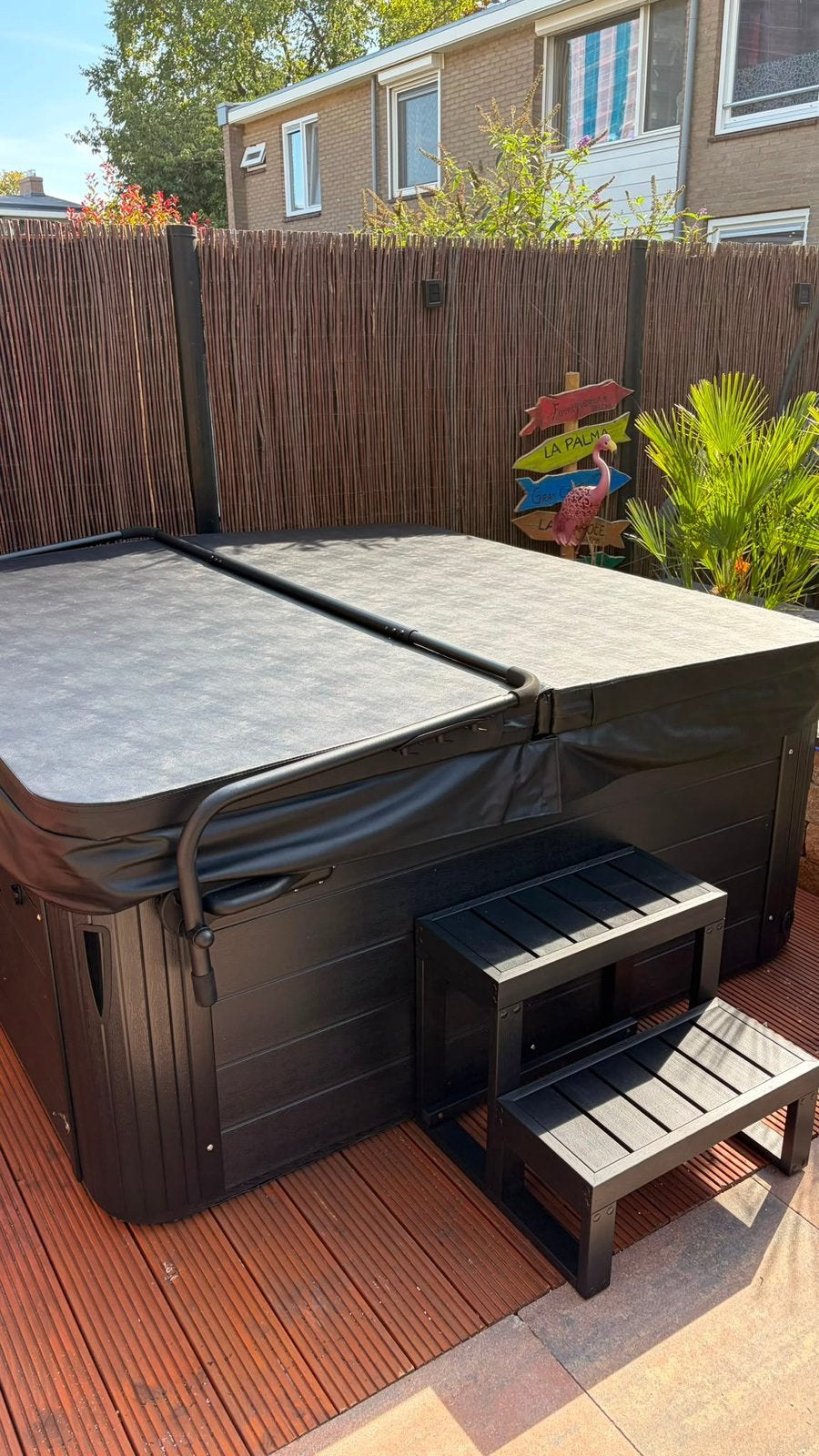 Nieuwe zwarte spa jacuzzi cover 2.00 x 2.00 op voorraad!, Ophalen, Nieuw
