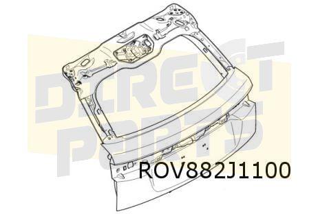 Land Rover Range Rover Velar achterklep (te spuiten) (6/17-)