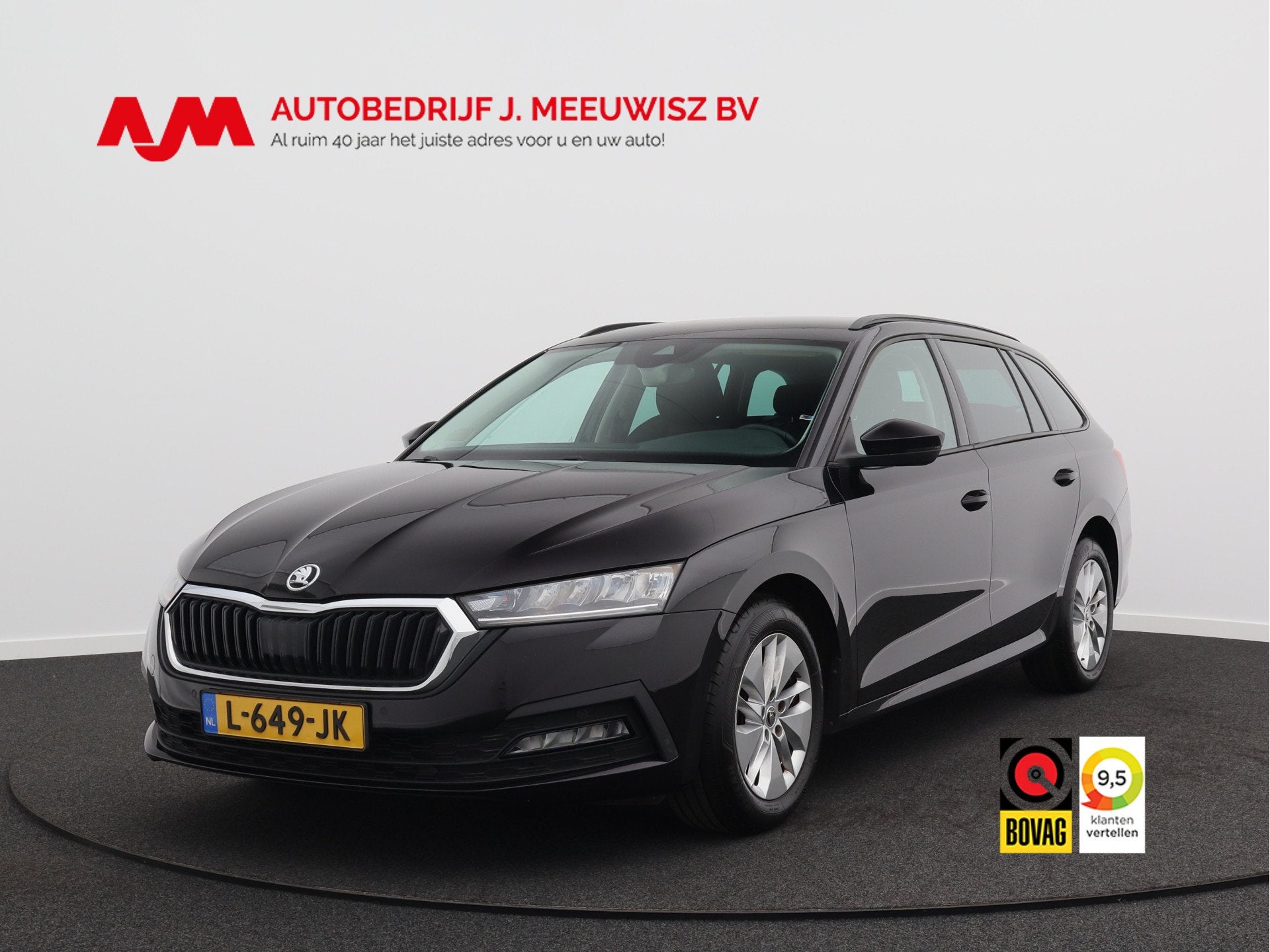 Skoda Octavia Combi 1.0 TSI Business Edition/ mooie auto!, Stof, Gebruikt, Zwart, Origineel Nederlands