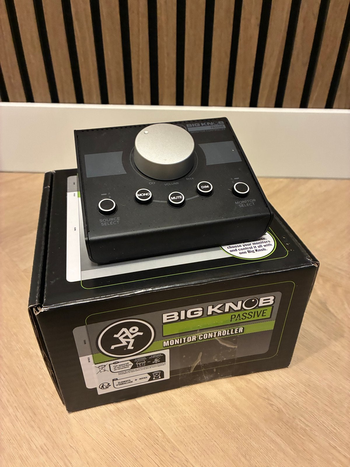 Mackie Big Knob Passive Monitor Controller, Muziek en Instrumenten, Mengpanelen, Zo goed als nieuw, Minder dan 5 kanalen, Ophalen of Verzenden