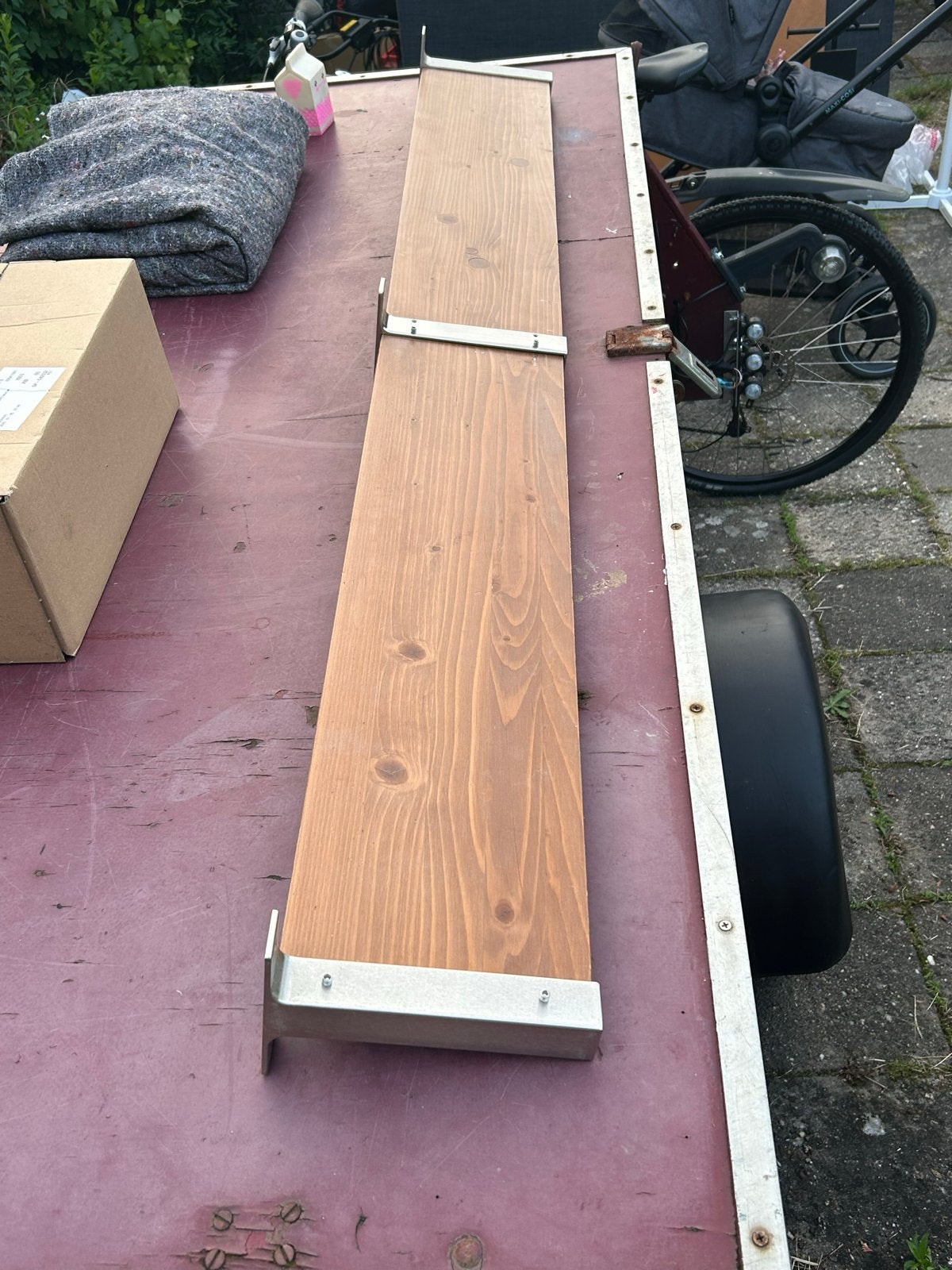 Mooi gebruikte houten schap voor kleine prijs, Ophalen, Gebruikt