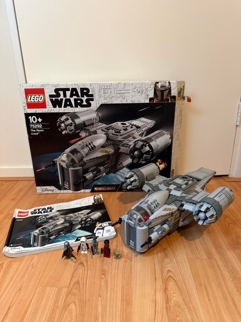 Lego Star Wars 75292 The Razor Crest compleet!!, Star Wars, Lego, Ophalen of Verzenden, Zo goed als nieuw