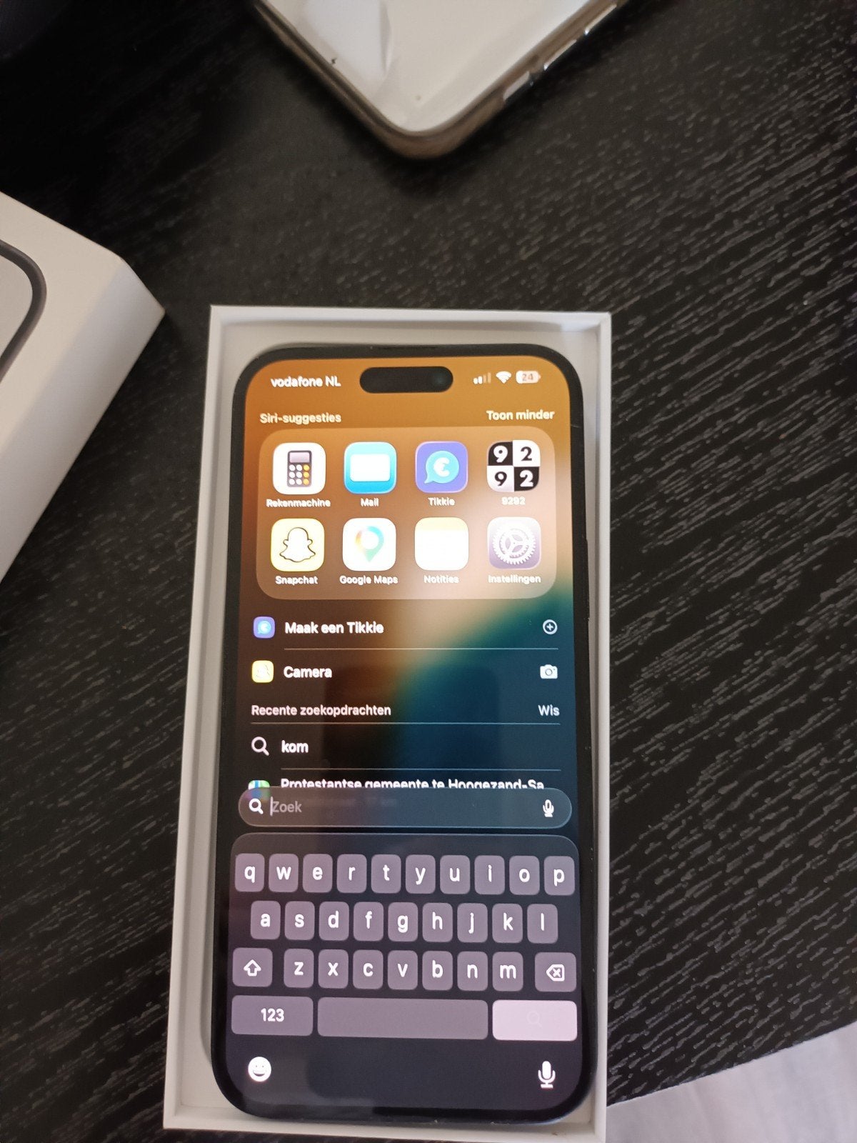 iphone 15 plus, 128 GB, Zwart, Nieuw, Ophalen of Verzenden