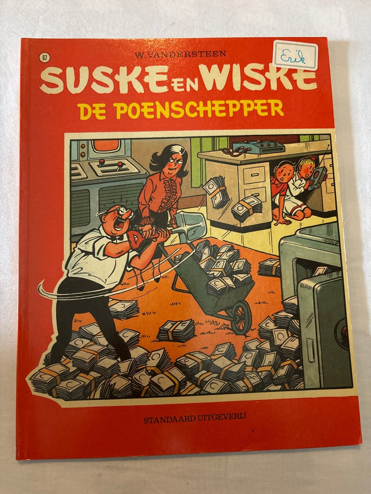 Suske en Wiske - De Poenschepper (nr. 67) 1973, Boeken, Eén stripboek, Ophalen of Verzenden, Zo goed als nieuw