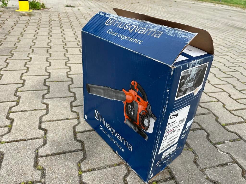 Husqvarna 125B Benzine Bladblazer - Nieuw !, Ophalen of Verzenden, Nieuw, Benzine, Handgedragen