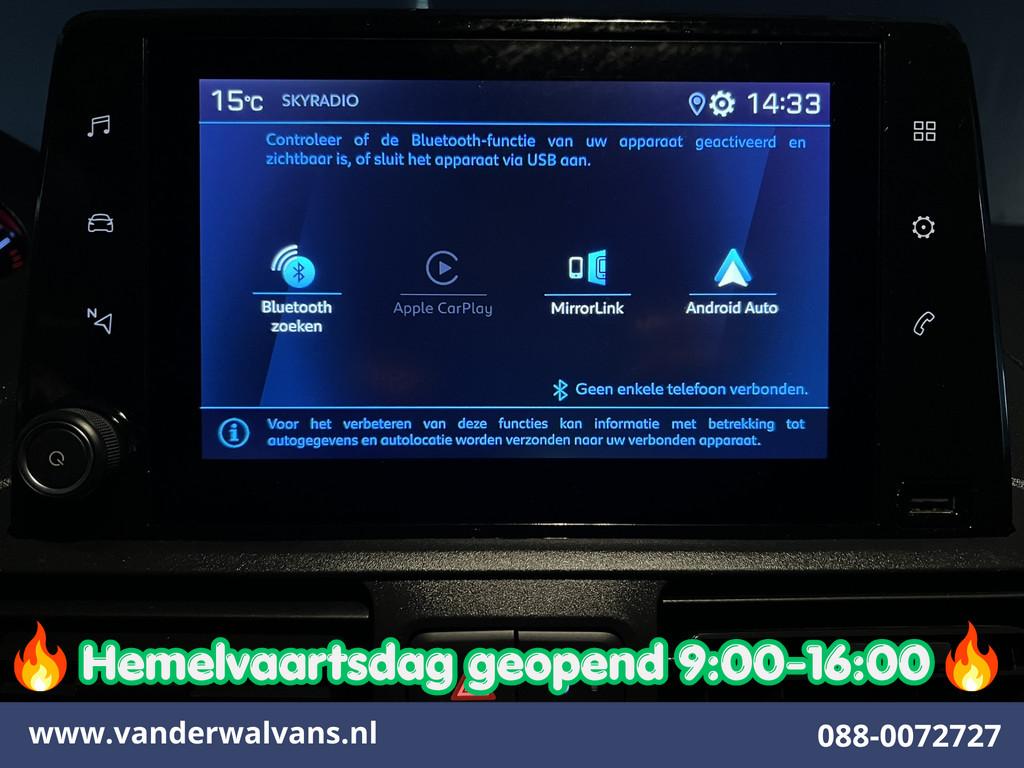 Peugeot Partner 1.5 BlueHDI 102pk L1H1 Inrichting Euro6 Airc, Voorwielaandrijving, Stof, Gebruikt, 4 cilinders