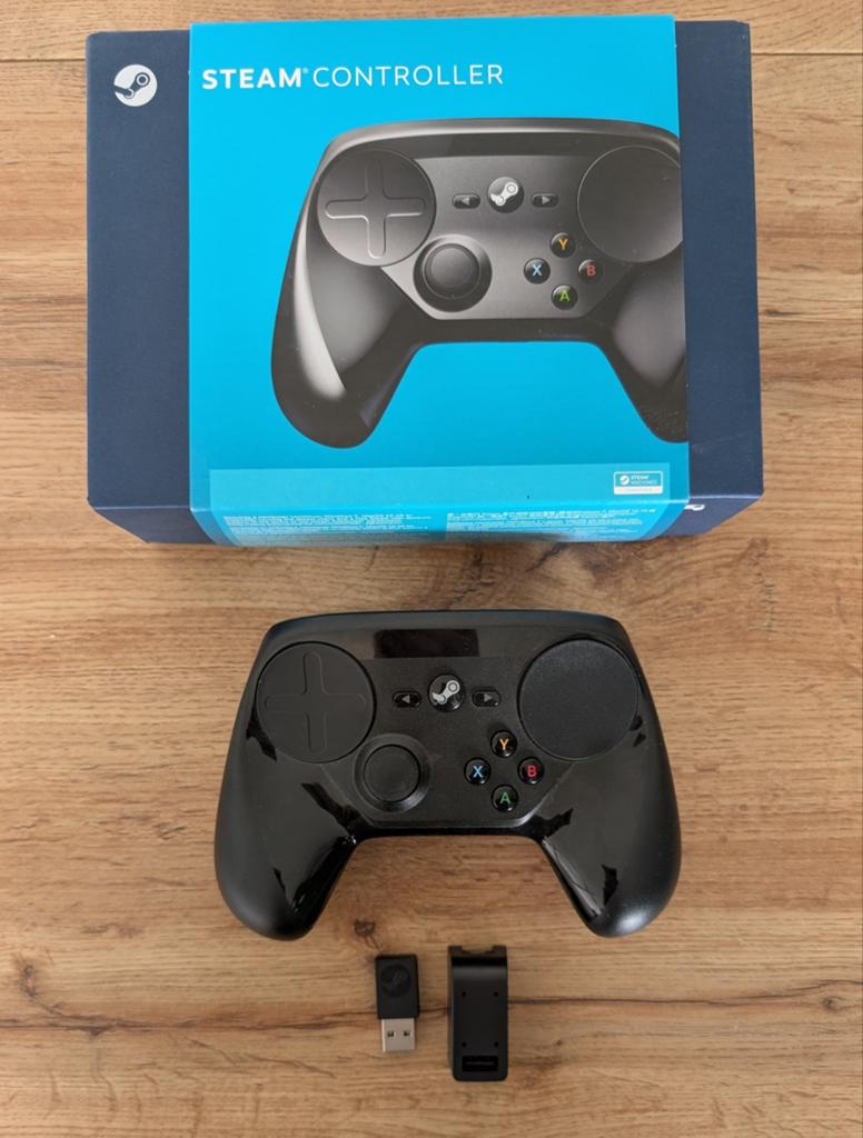 Steam Controller met draadloze ontvanger, Spelcomputers en Games, Ophalen, Overige merken, Zo goed als nieuw, PC