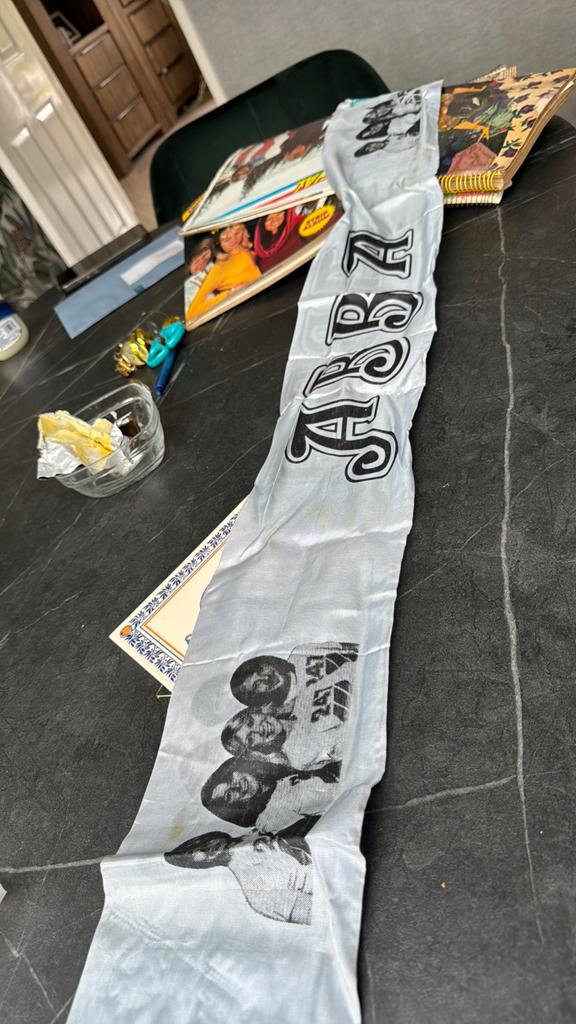 1979 abba fansjaal, Ophalen of Verzenden, Zo goed als nieuw, Kleding