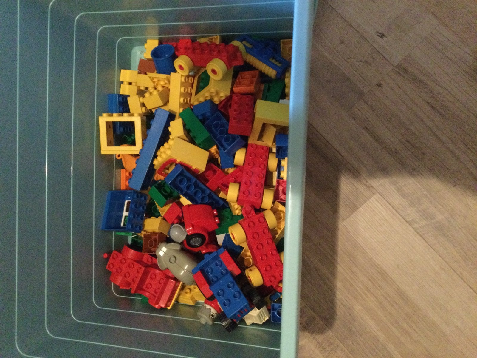 Kist met duplo, Ophalen of Verzenden, Zo goed als nieuw